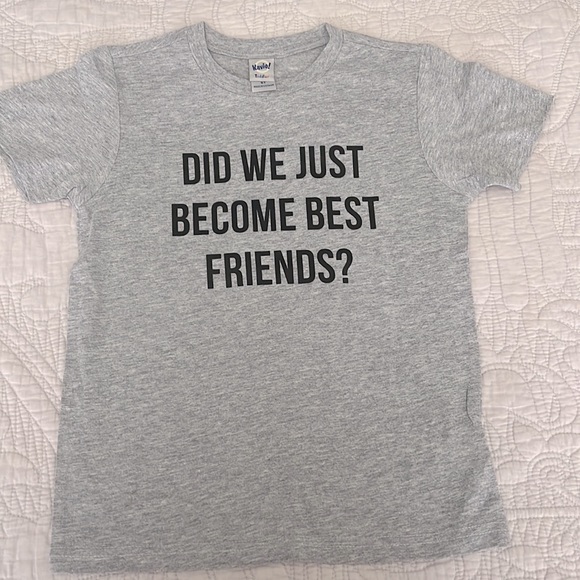 Siblings T-shirt & Infant onesie ~ Gray~ 5T and 6 months  ~ Unisex - Picture 3 of 11